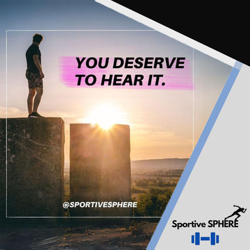 You Deserve to hear it.